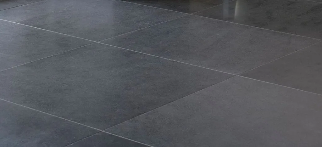 Basalt vloer hersteld